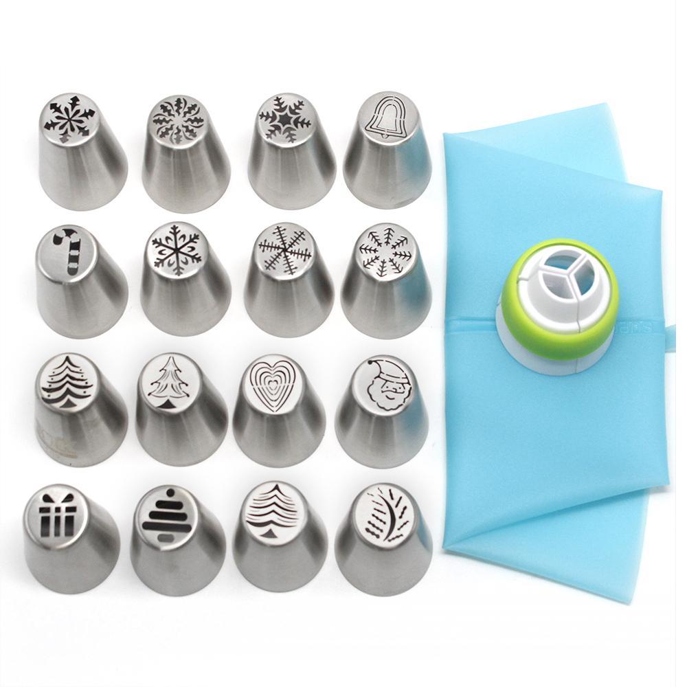 Christmas Style Pastry Nozzle Set